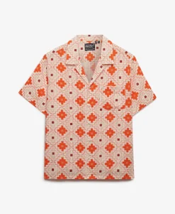 Beach Printed Short Sleeve Shirt