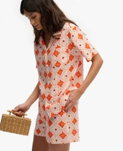 Beach Printed Short Sleeve Shirt