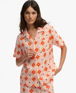 Beach Printed Short Sleeve Shirt