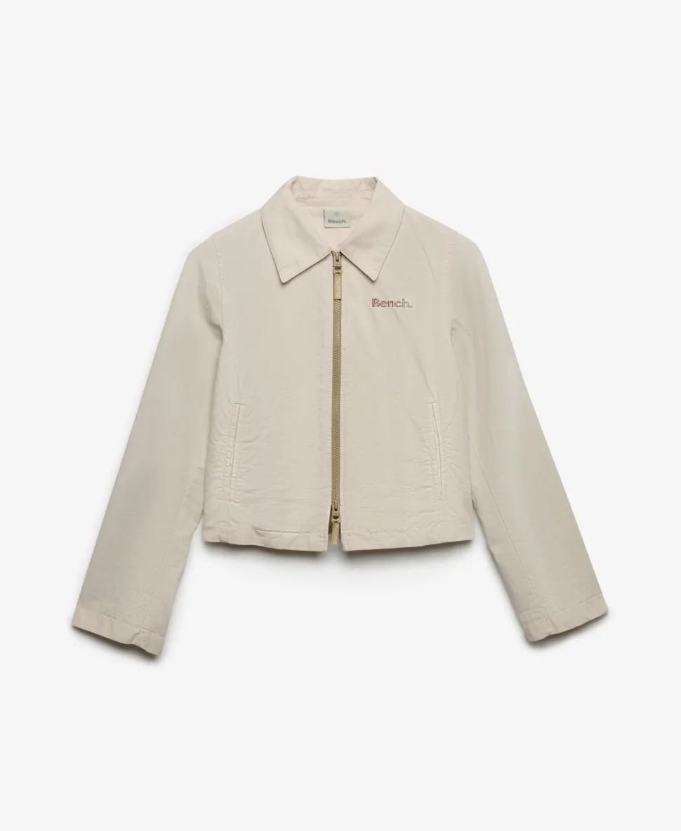Bench Double Zip Collar Ripstop Jacket