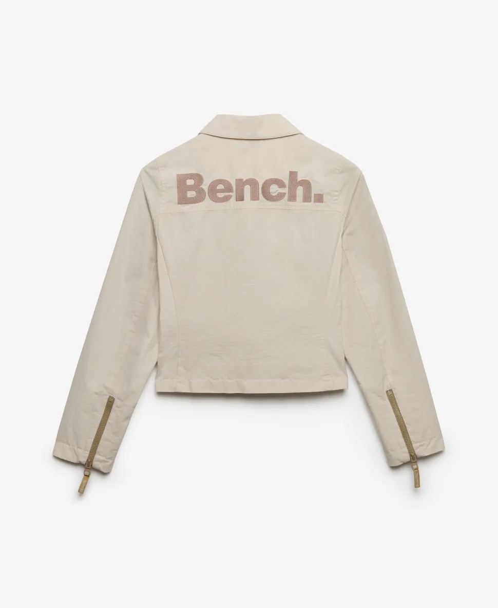 Bench Double Zip Collar Ripstop Jacket