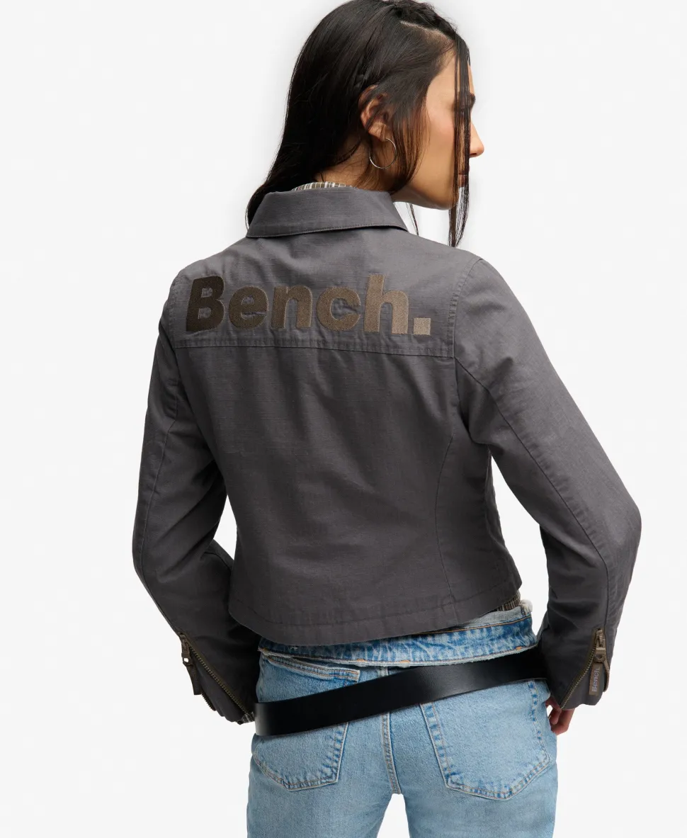 Bench Double Zip Collar Ripstop Jacket