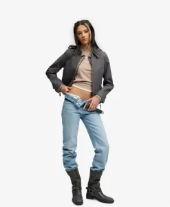 Bench Double Zip Collar Ripstop Jacket