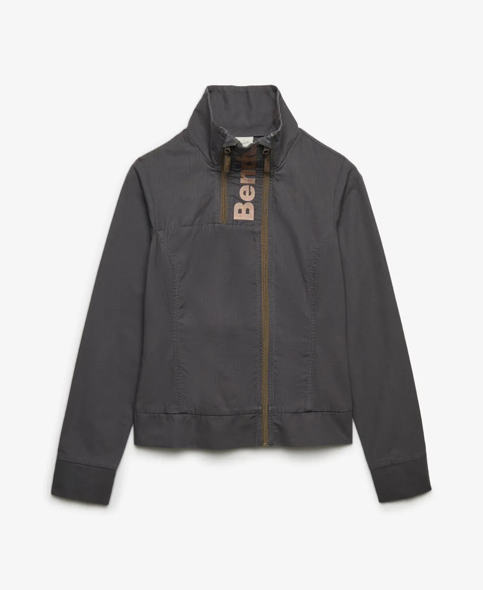 Bench Double Zip Funnel Ripstop Jacket