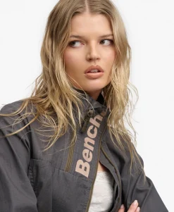Bench Double Zip Funnel Ripstop Jacket