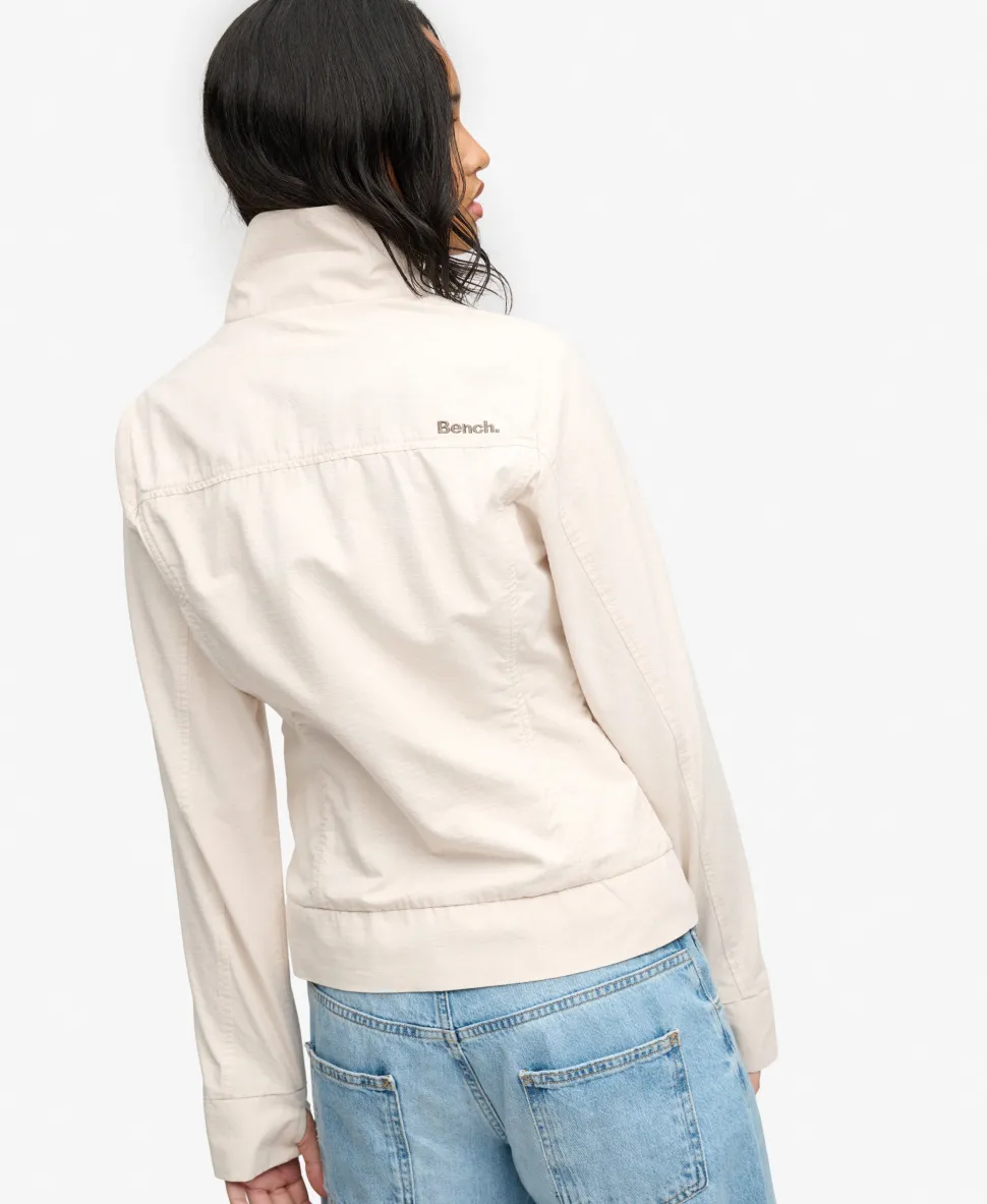 Bench Double Zip Funnel Ripstop Jacket