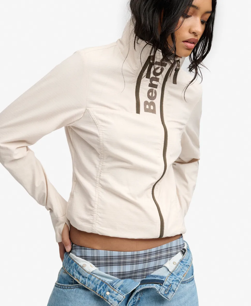 Bench Double Zip Funnel Ripstop Jacket