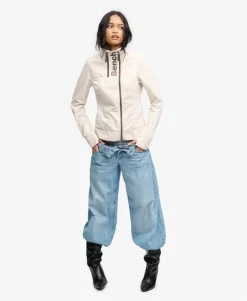 Bench Double Zip Funnel Ripstop Jacket