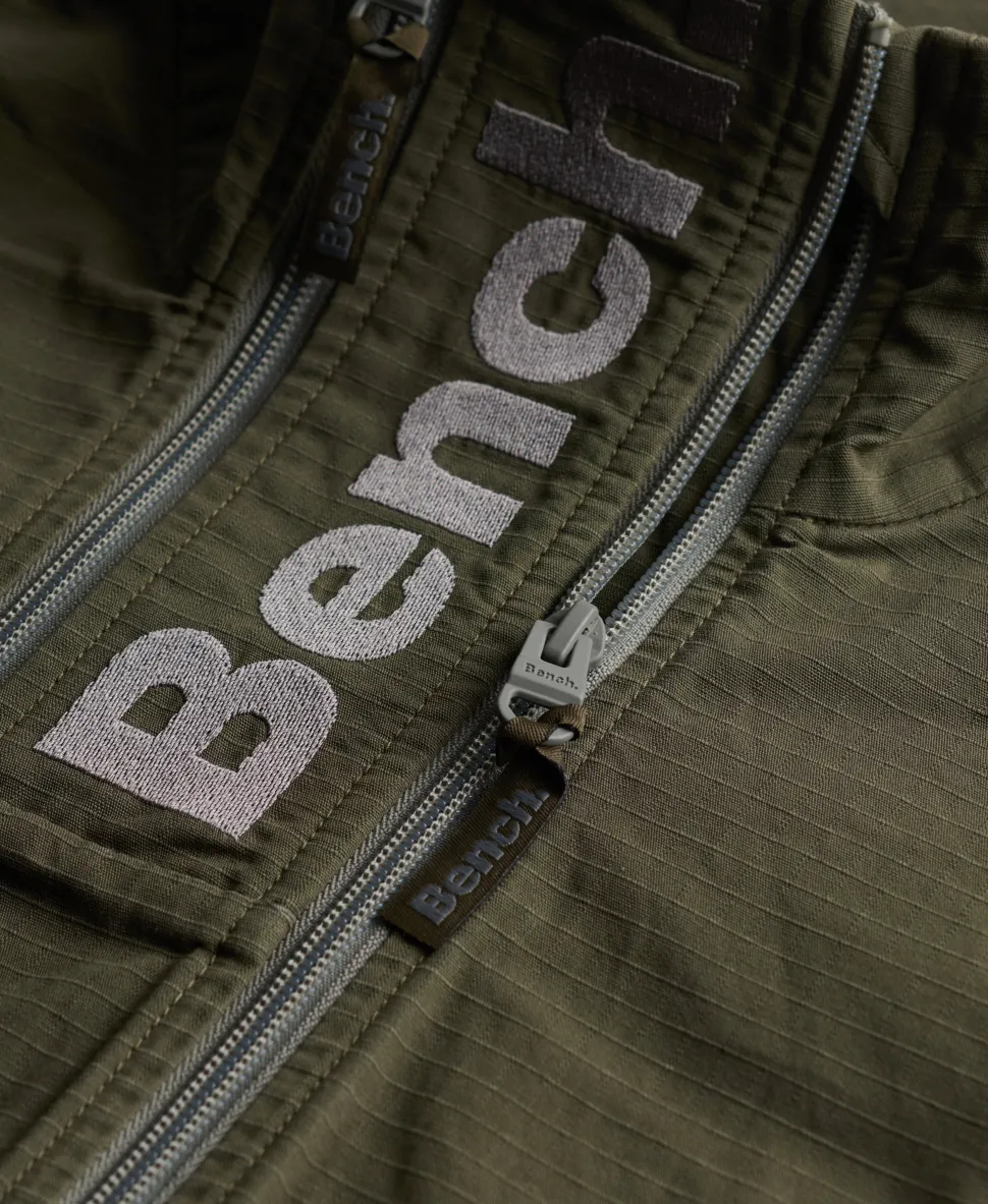 Bench Double Zip Funnel Ripstop Jacket