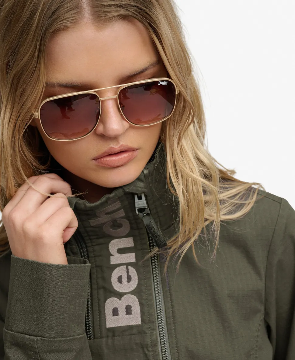 Bench Double Zip Funnel Ripstop Jacket
