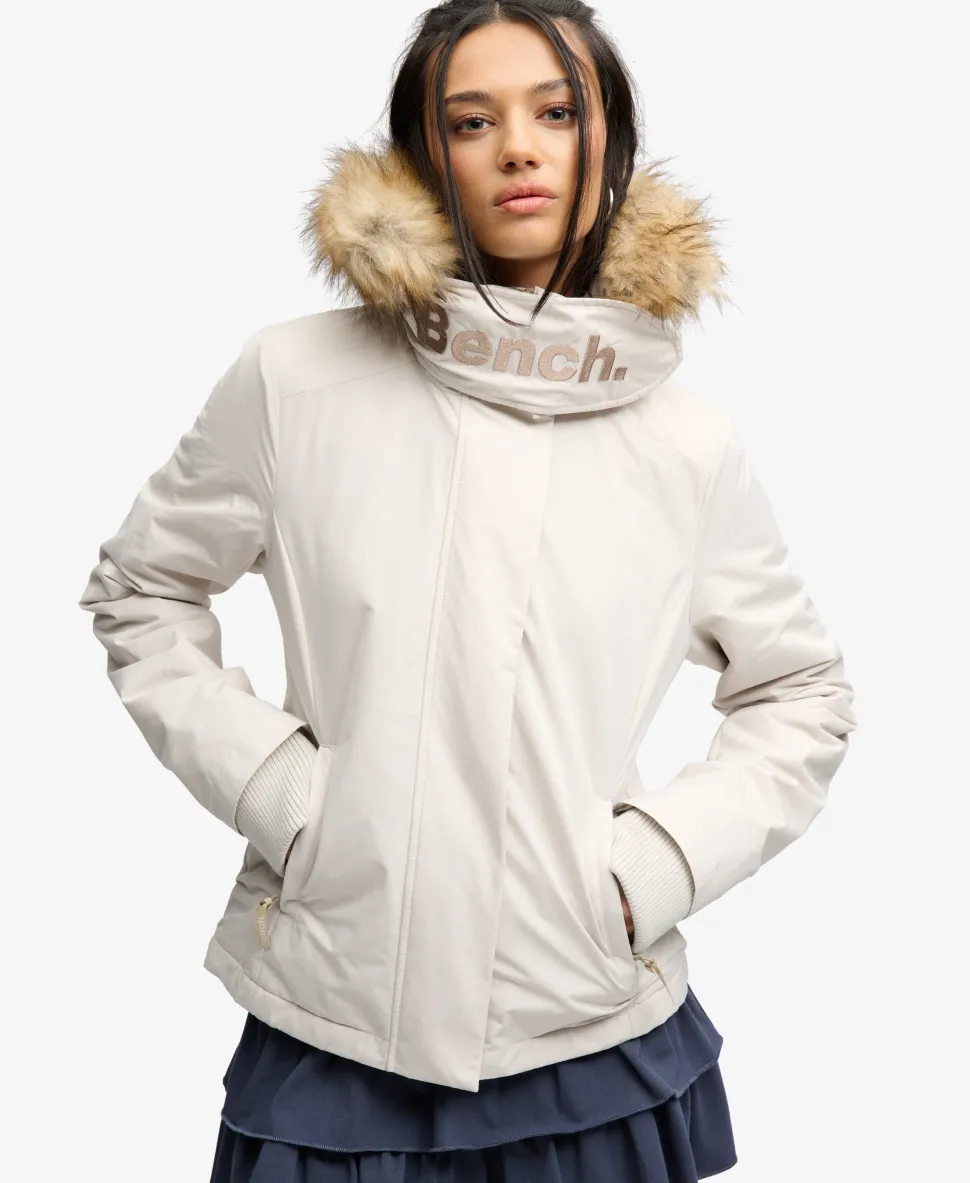 Bench Faux Fur Hooded Windcheater Jacket