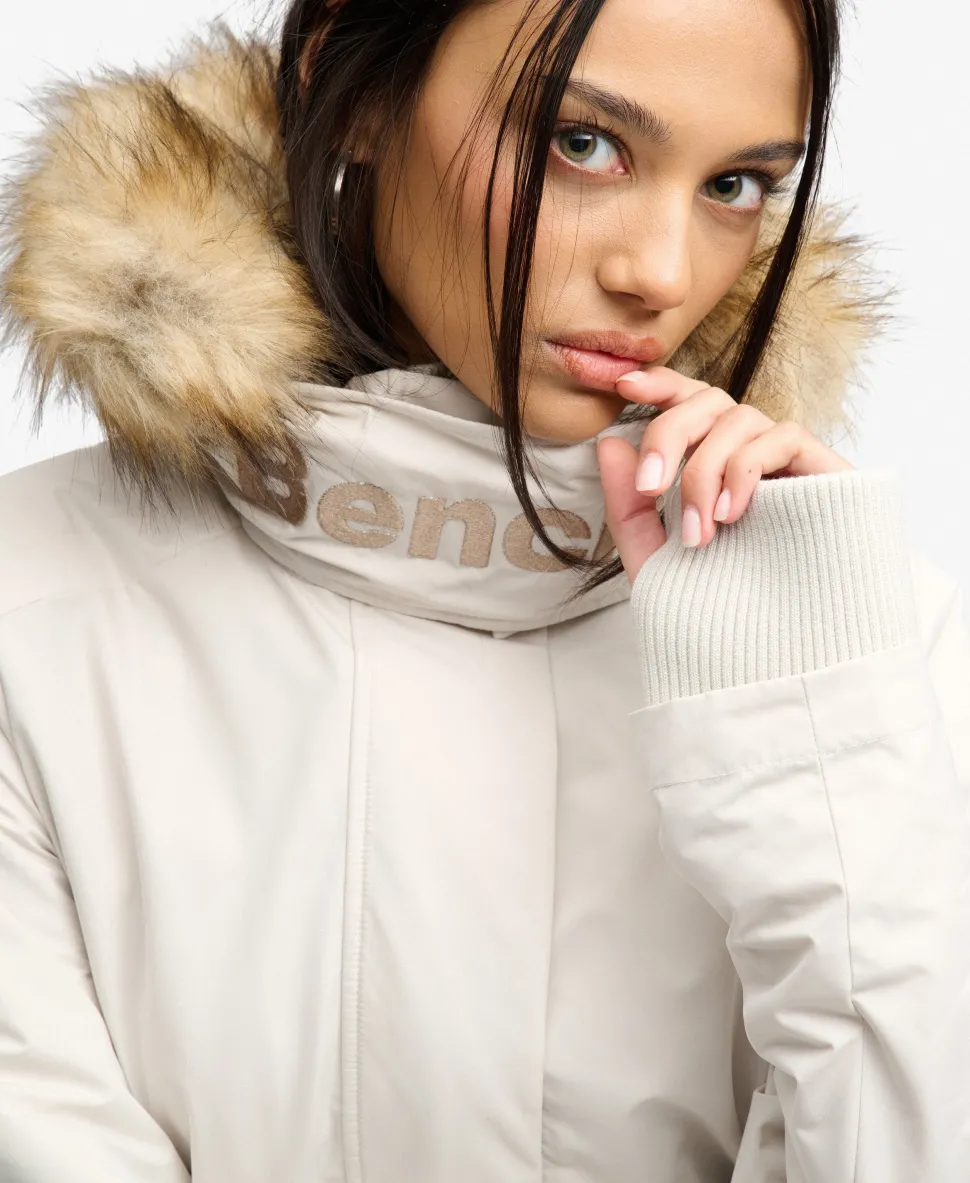 Bench Faux Fur Hooded Windcheater Jacket