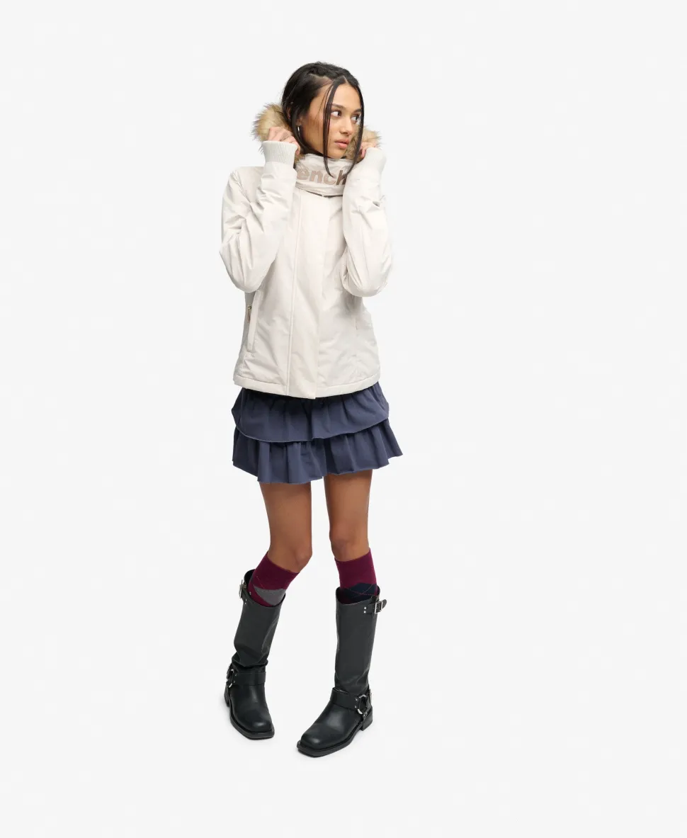 Bench Faux Fur Hooded Windcheater Jacket
