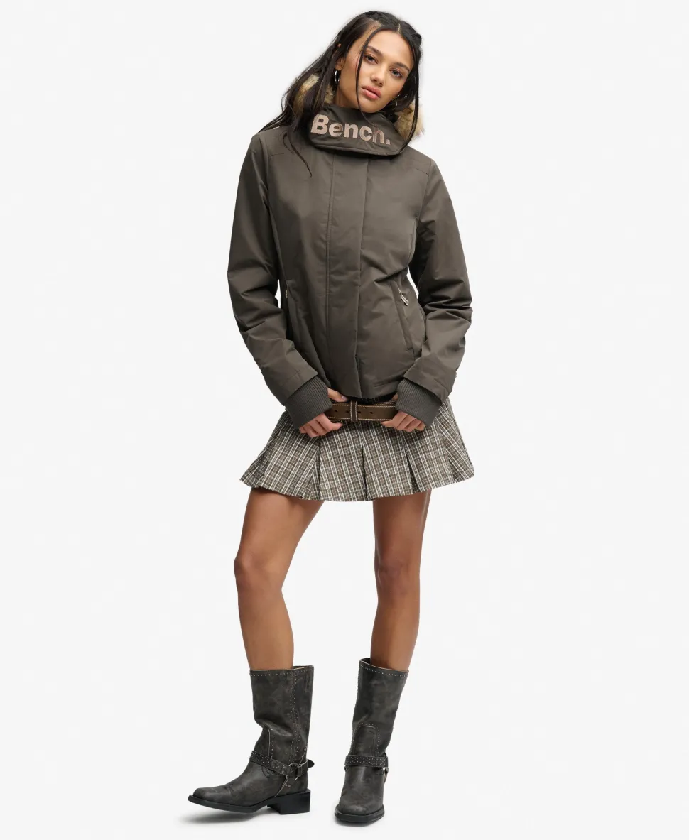 Bench Faux Fur Hooded Windcheater Jacket