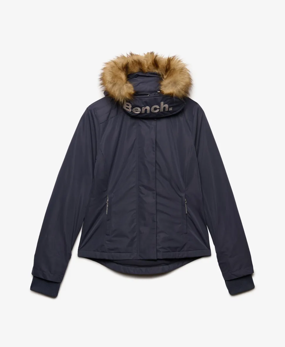 Bench Faux Fur Hooded Windcheater Jacket