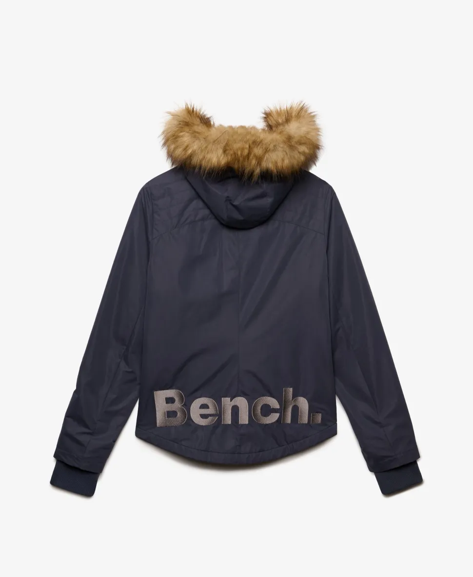Bench Faux Fur Hooded Windcheater Jacket