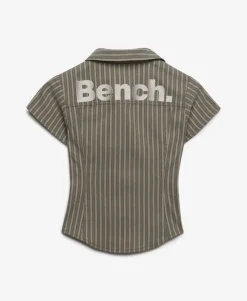 Bench Fitted Stripe Short Sleeve Shirt