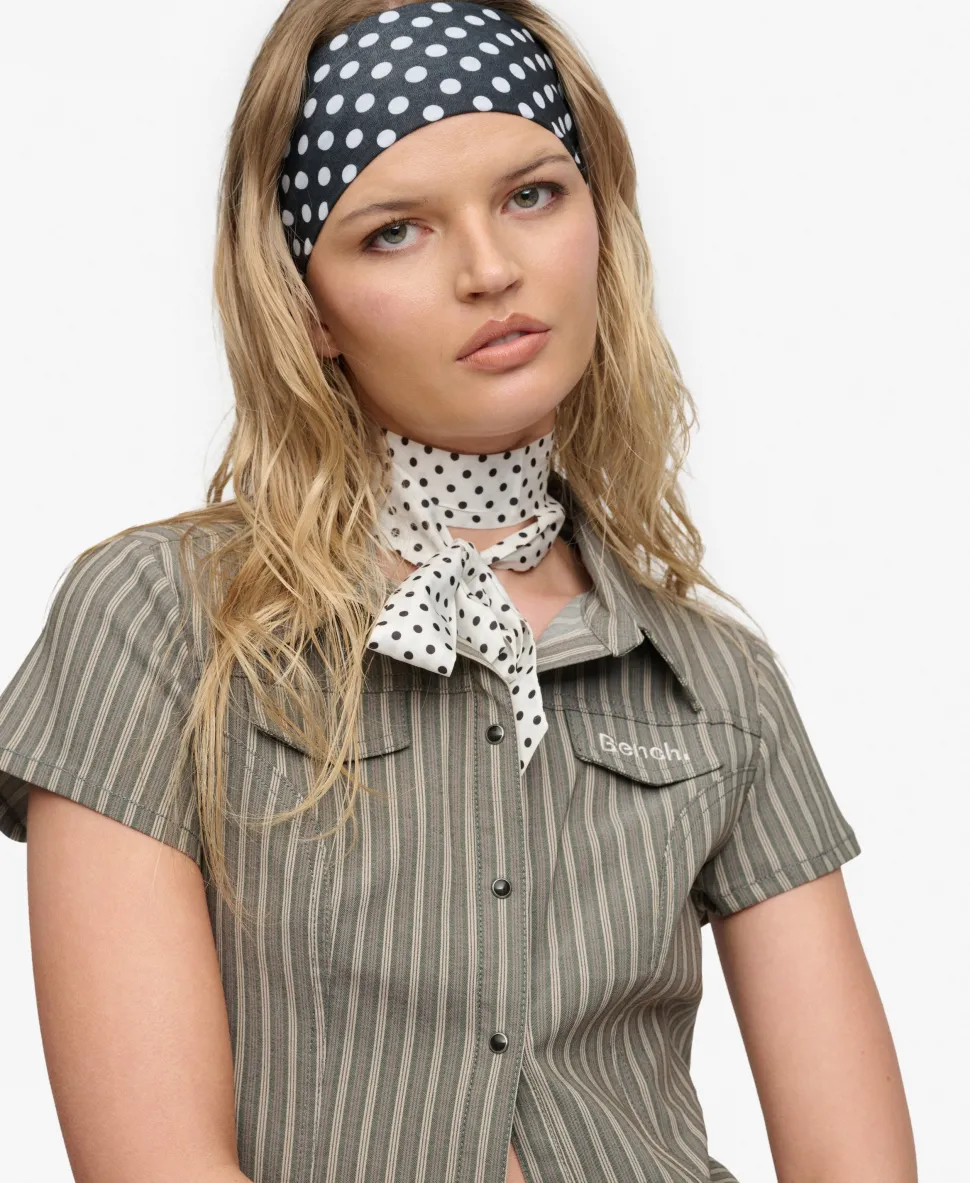 Bench Fitted Stripe Short Sleeve Shirt
