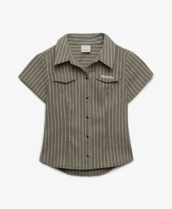 Bench Fitted Stripe Short Sleeve Shirt