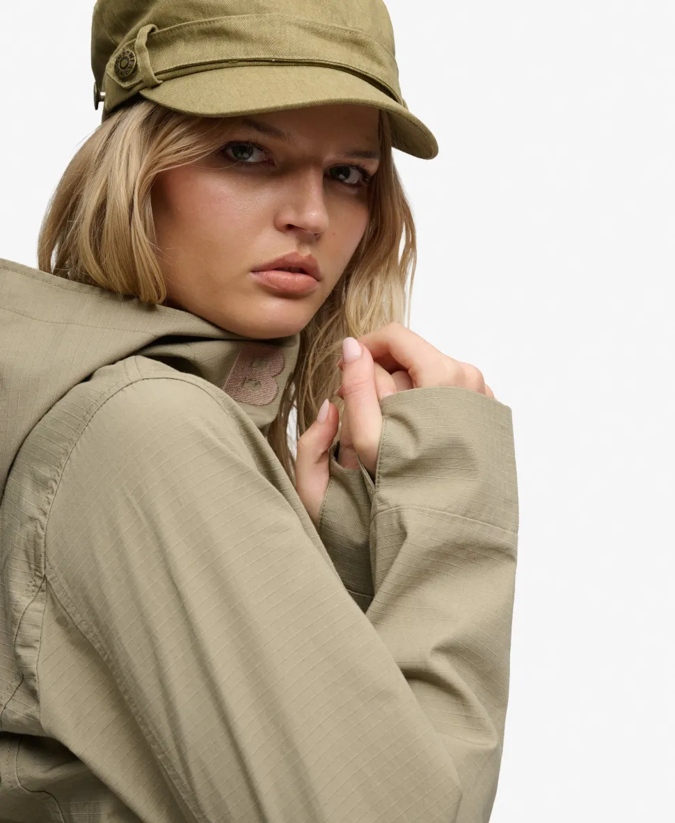 Bench Hooded Funnel Neck Ripstop Jacket