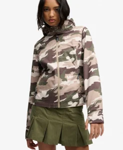 Bench Hooded Funnel Neck Ripstop Jacket