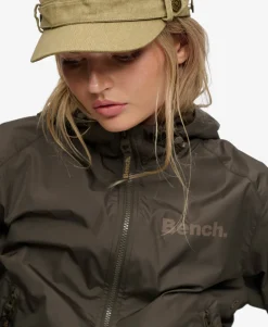 Bench Hooded Shell Bomber Jacket