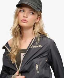 Bench Hooded Shell Bomber Jacket