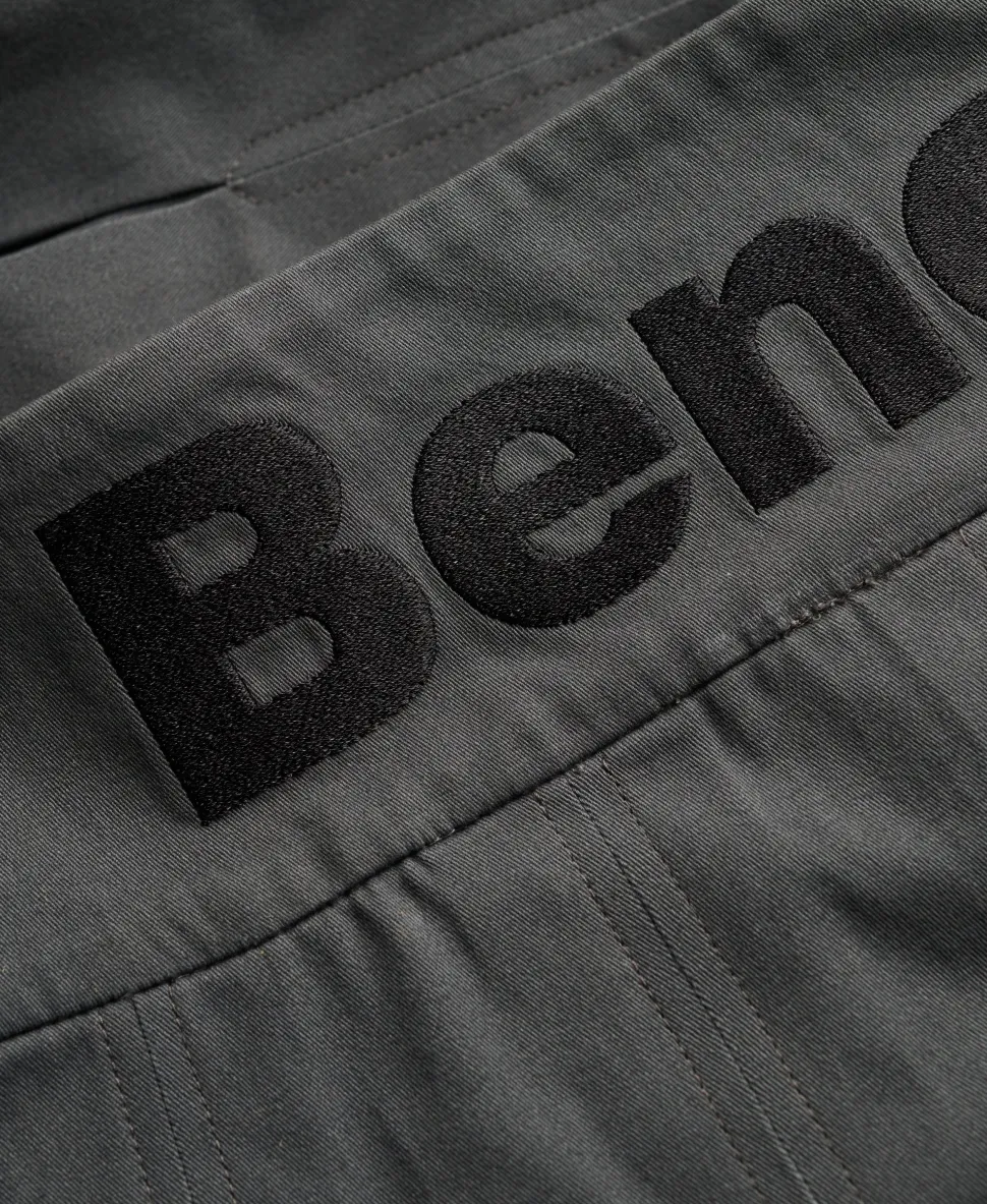 Bench Logo Pleated Twill Mini Skirt
