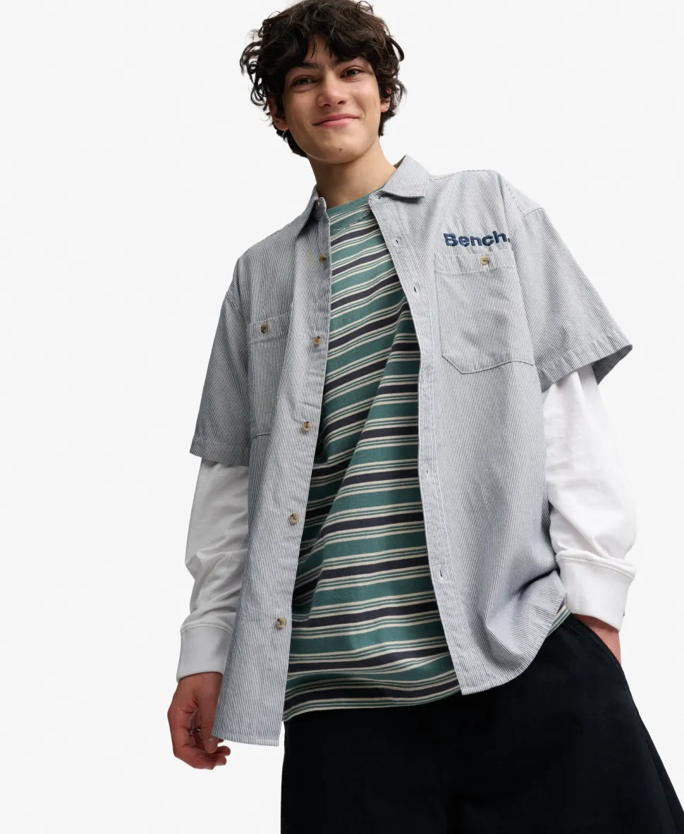 Bench Mechanic Short Sleeve Boxy Shirt