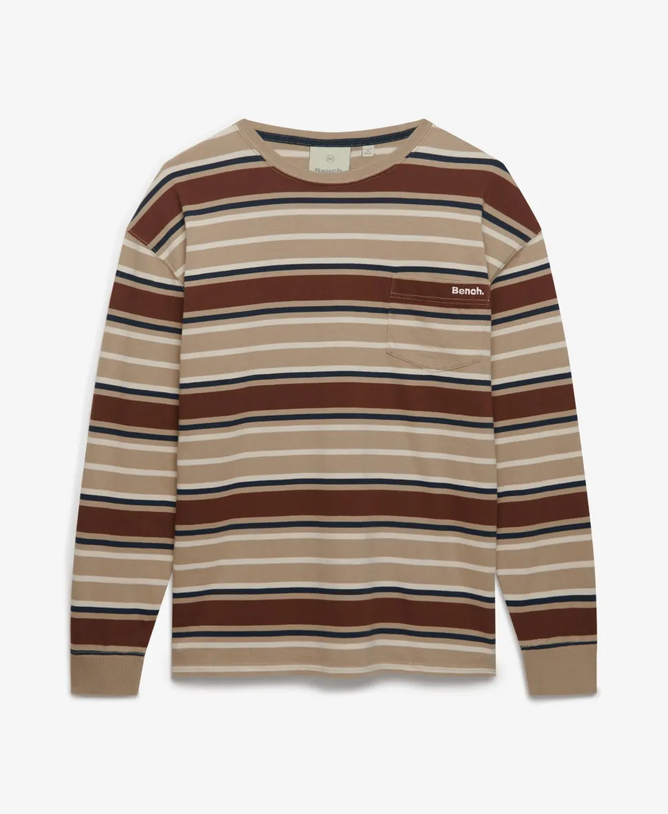 Bench Oversized Stripe Long Sleeve Top