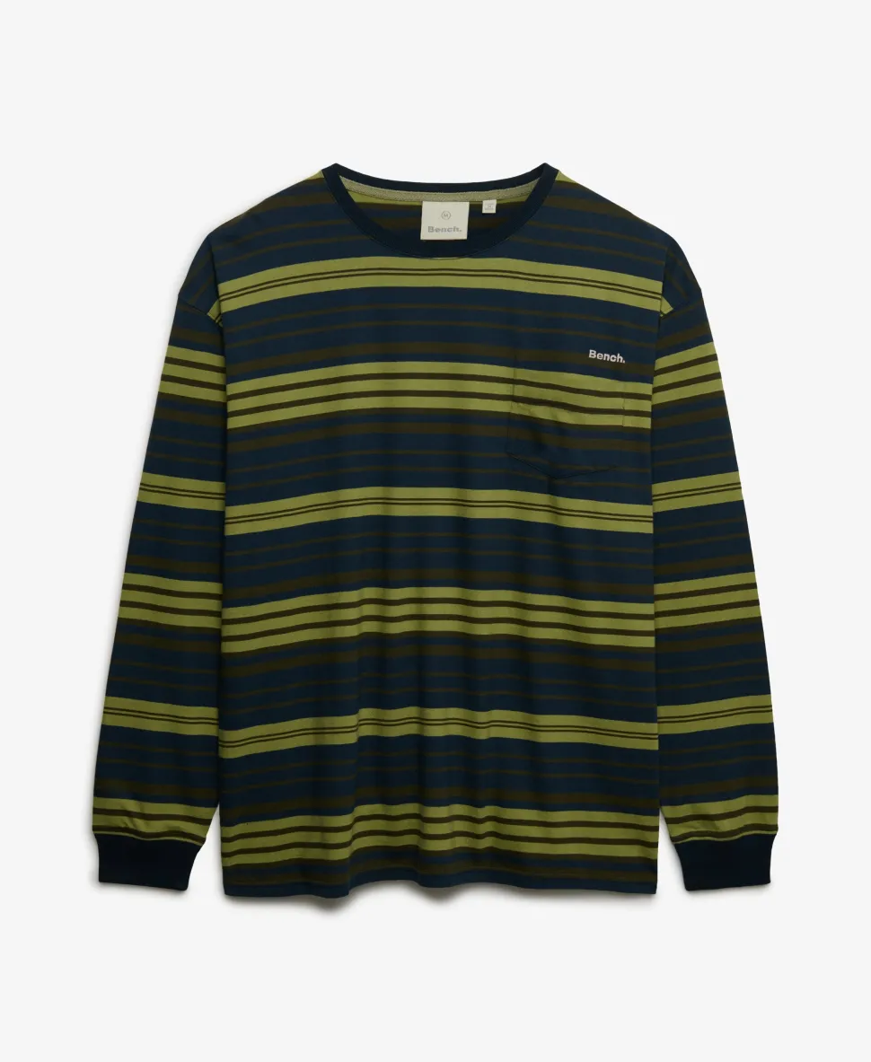 Bench Oversized Stripe Long Sleeve Top