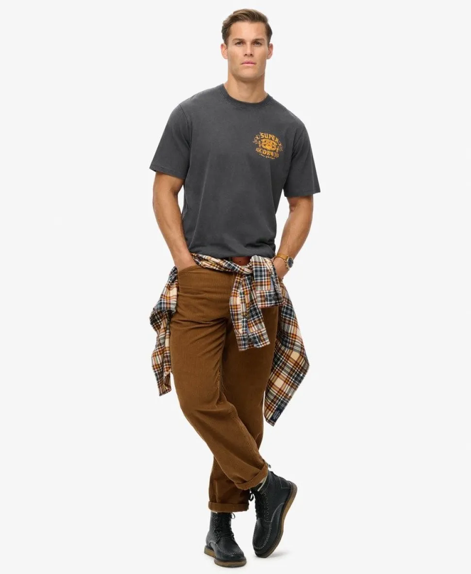 Biker Rock Graphic Loose T-Shirt