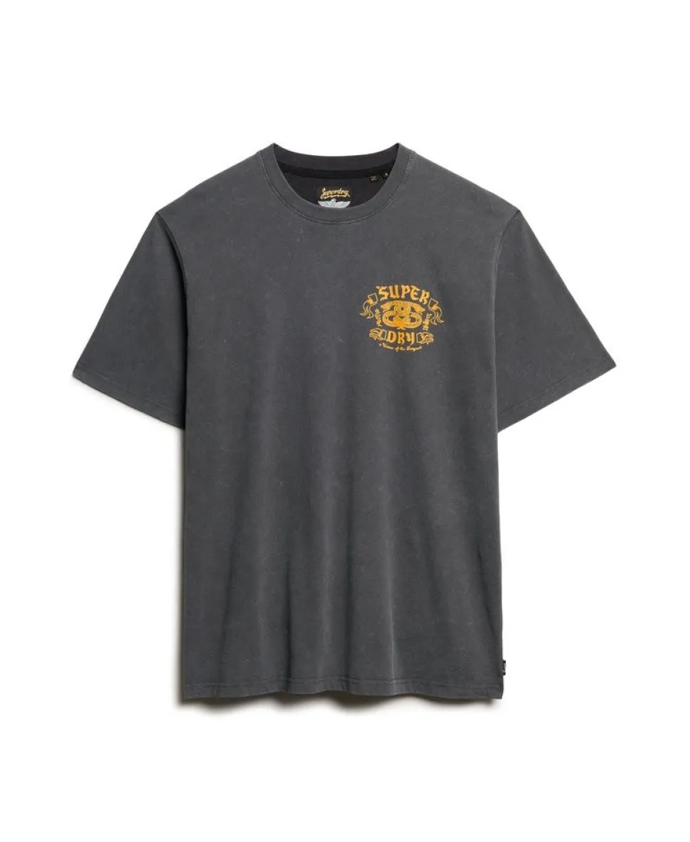 Biker Rock Graphic Loose T-Shirt