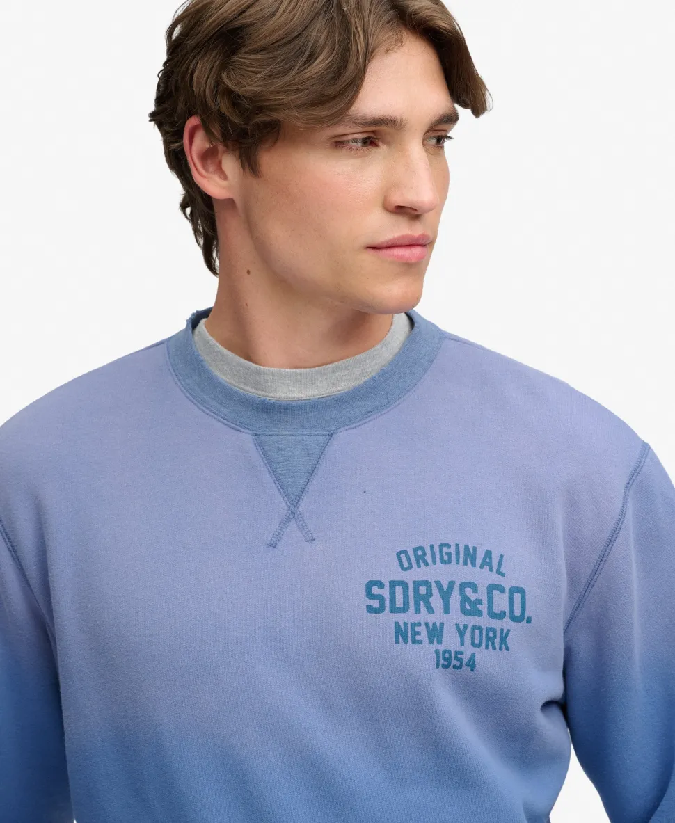 Block Text Crew Neck Sweatshirt