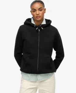 Borg Lined Zip Hoodie