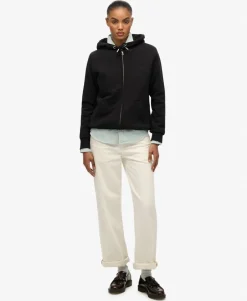 Borg Lined Zip Hoodie