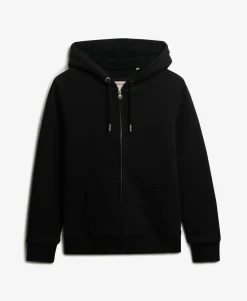 Borg Lined Zip Hoodie