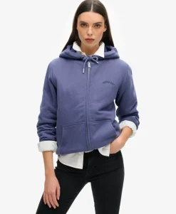 Borg Lined Zip Hoodie