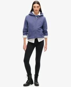 Borg Lined Zip Hoodie