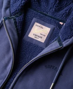 Borg Lined Zip Hoodie
