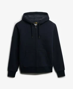 Borg Lined Zip Hoodie