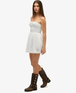 Broderie Cami Mini Dress