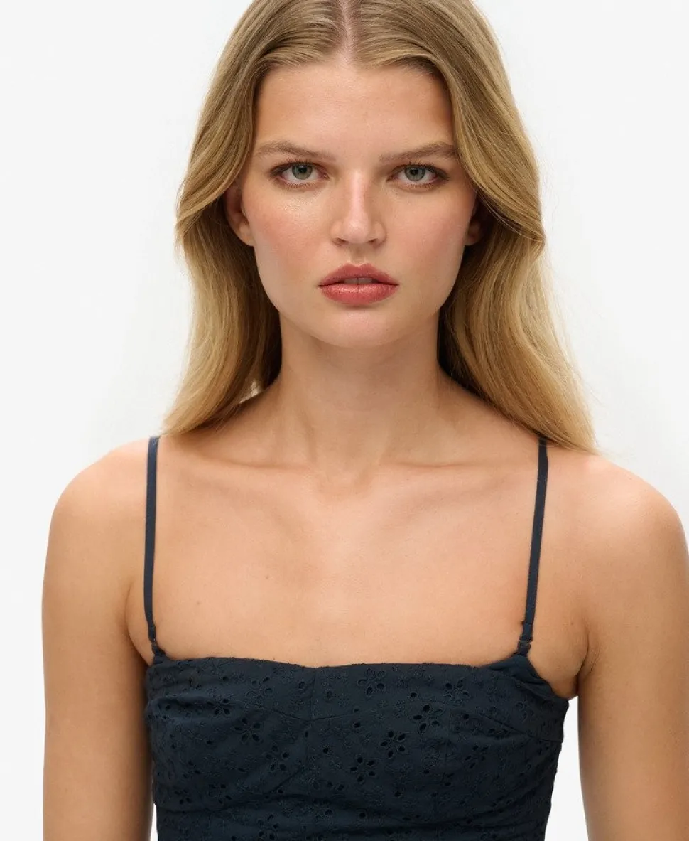 Broderie Cami Mini Dress
