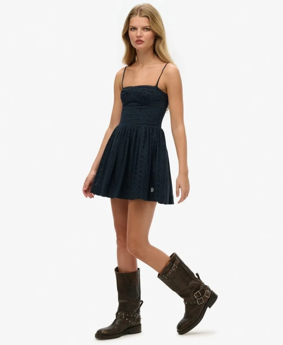 Broderie Cami Mini Dress