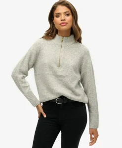 Brushed Half Zip Jumper