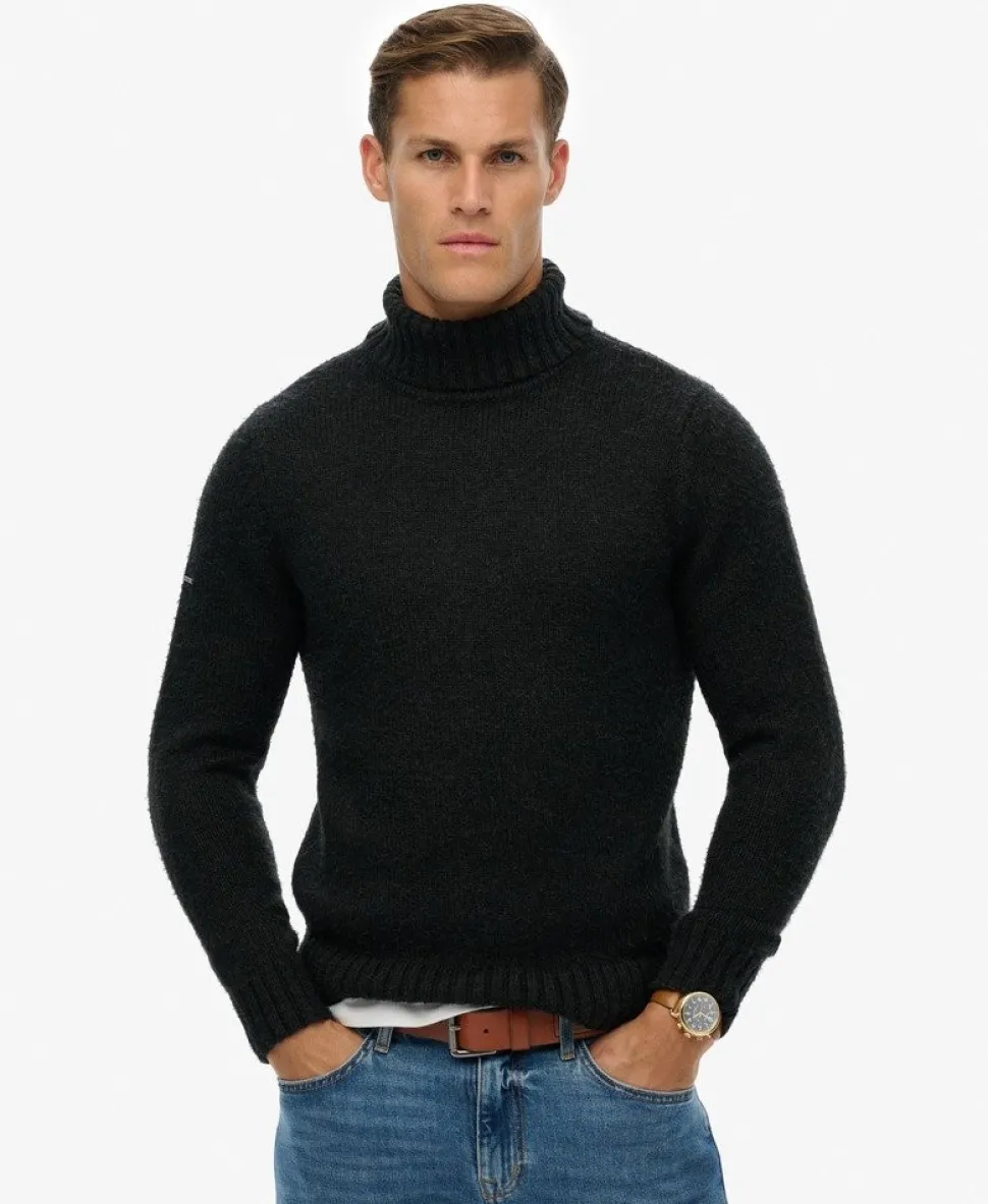 Brushed Roll Neck Jumper