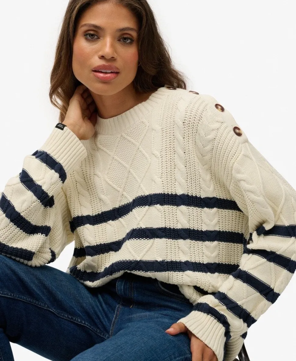 Cable Crew Neck Jumper