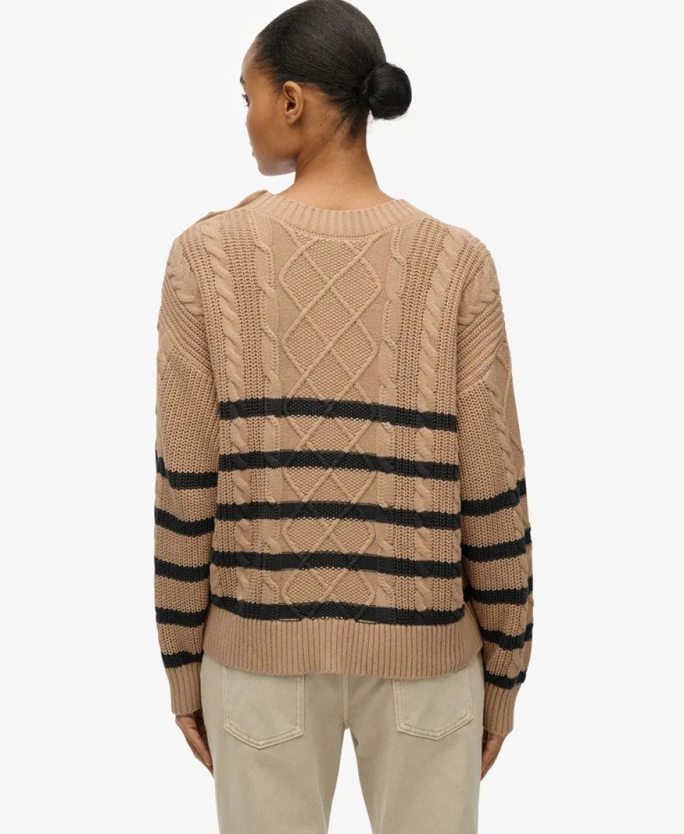 Cable Crew Neck Jumper