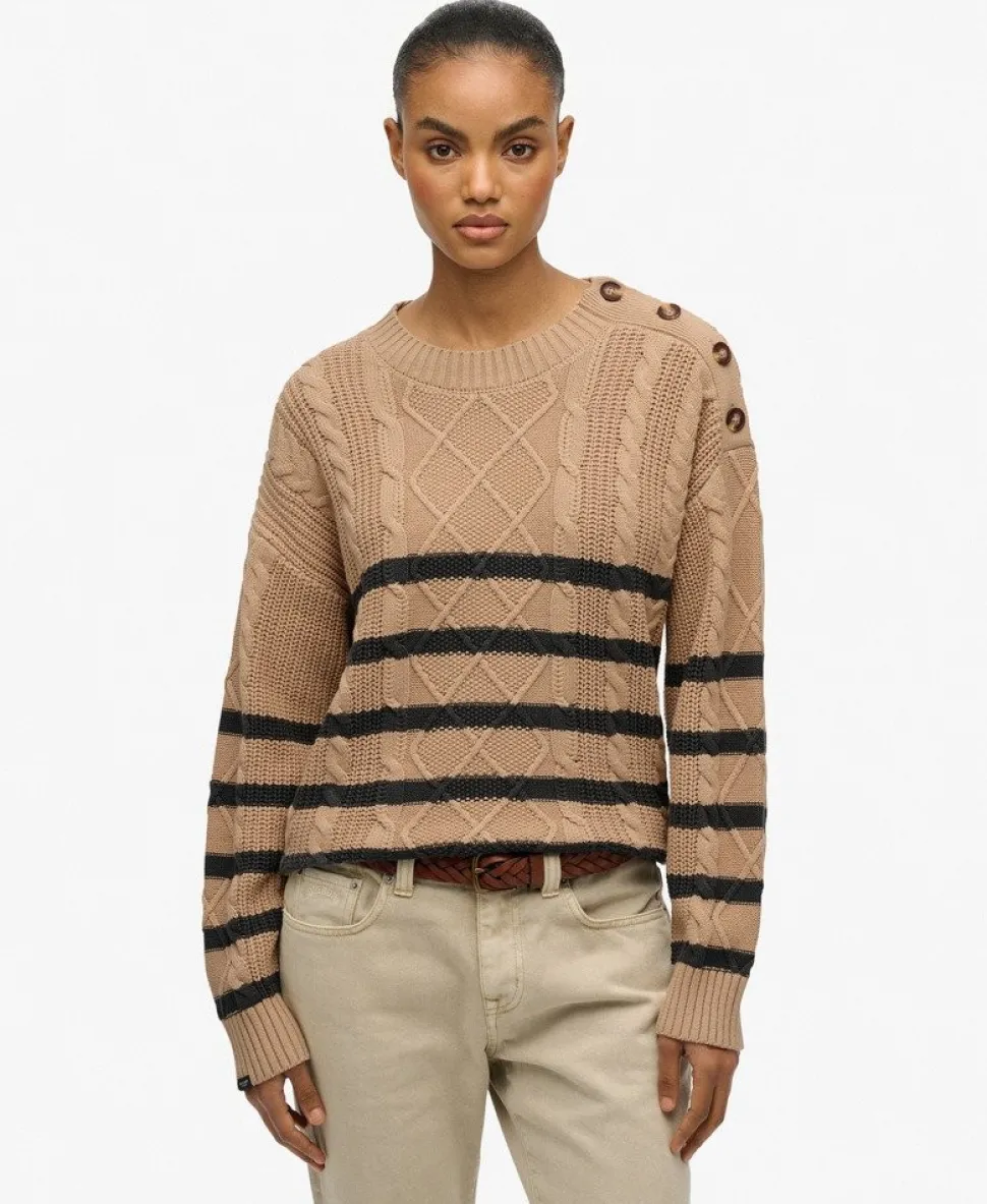 Cable Crew Neck Jumper