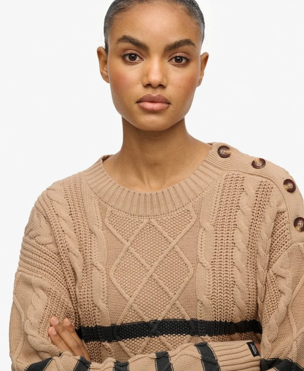 Cable Crew Neck Jumper